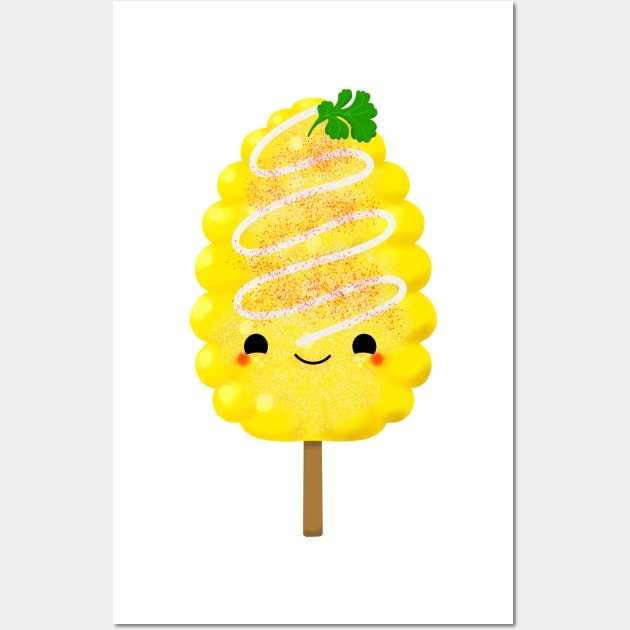 Elote (Mexican Street Corn) Wall Art by Florentino